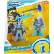 Fisher-Price Imaginext DC Super Friends Batman & Mr Freeze Figure Set