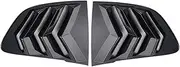 Compatible For ZEEKR 001 Carbon Fiber Car Rear Window Blinds Side Tuyere Louvers Vent Styling Accessories(Carbon fiber print)