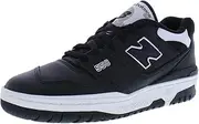 [New Balance] 550 Mens Sneakers, Black White, 13 Women/11.5 Men