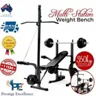 Weight Bench Home Fitness Adjustable Incline Exercise Flat Abdominal Workout Gym