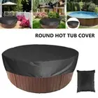 210 x 30cm Portable Waterproof Round Pool Cover Anti UV Elastic Outdoor caVce