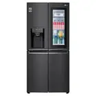 LG 508L Slim French Door Fridge Matte Black GF-V570MBLC
