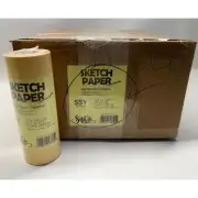 Seth Cole Sketch Paper Lightweight Tracing 7lb Yellow 6 in x 50 yards Box of 24