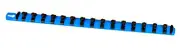 Ernst 8404M BLUE 3/8" Drive Socket Organizer Rail w/ Magnets & Twist Lock Clips