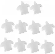 10Pcs High Efficiency Tortoise Shaped Pool Filter Sponge Oil Absorbing Cotton for Swimming Pools Hot Tubs and Spas Durable White Design