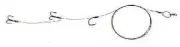Sea Striker DLBR Live Bait Double Treble Hook King Mackerel Rig