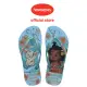【havaianas 哈瓦仕】拖鞋 童鞋 迪士尼 海洋奇緣 莫娜 Kids Slim Princess 藍 4123328-0546K(哈瓦士)
