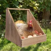 Chicken Nesting Box Easy Installation Wood Nesting Box for Duck Poultry Bird