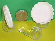 Miniature Display Easels: 3 Size “DE60” Clear