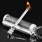 Flint Match Lighter Keychain Camping Emergency Gear Survival