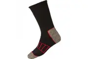 [Bonds] 2 x Mens Explorer Copper Crew Socks Black / Grey Marle