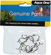 Aqua One AquaStyle 620/620T Light Cover S/S Clips 6pk (10236)