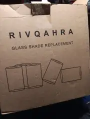Rivqahra 5 Pack Light Amber Glass Lamp Shade Replacement Globe for Lighting ...