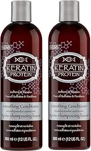 HASK Keratin Protein Smoothing Conditioner (Treatment) Set, 12.8 fl oz (355 ml) x 2