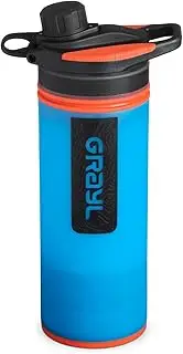 GRAYL GeoPress 710 ml Outdoor Water Filter Drinking Water I Eliminates 99.99% of All Bacteria and Viruses I Perfect for Camping, Survival and Travel (Bali Blue)