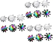 FOMIYES 3sets Nail Trimmer Stencil Template for Manicure Beauty Salon Tool Home Use 6pcs*3
