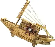 Gogogmee 1pc Model Wooden Boat Decor Wooden Sailboat Craft Wooden Boat Craft Wooden Sailing Boat Crafts Wooden Sailing Boat Decor Wooden Sailboat Decor Wooden Decor