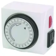 Automatic 24H Timer - Dual Outlet Hydroponics Aquaponics Drip Irrigation DWC NFT