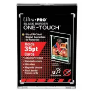 Ultra Pro One-Touch 35PT Black Border Magnetic Closure 5 Pack