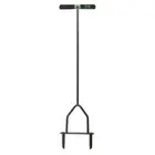 Yard Butler ID-6C Manual Lawn Coring Aerator - Grass Dethatching Turf Plug Co...