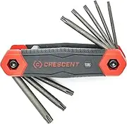 Crescent CHKFT8 Folding Torx Key Set, 8 Piece