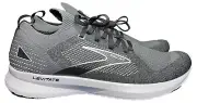 Brooks Womens Levitate 1203591 GreyBlack Purple Running Sneakers Sz 12 Men 10