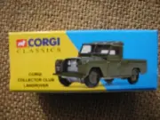LO OF 2,TCorgi Classics 07101 Corgi Collector Club Land Rover Pick Up Green,LTD.