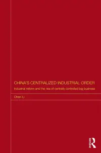 在飛比找博客來優惠-China’s Centralized Industrial