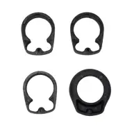 Bike Steerer Tube Spacer Set High Quality 4 Piece Pack 28 6mm Fork Compatible
