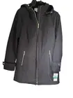 NWT MICHAEL KORS Women's Hooded Full Zip Parka Black Size Large Fleece Lined