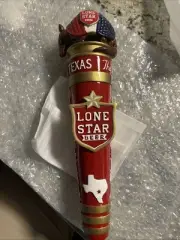 Lone Star Armadillo Beer Draft Tap Handle 12" Limited Tapper Texas Brewery