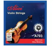 Alice A703 Violin Strings 4 pieces E A D G for 1/8 1/4 1/2 3/4 4/4 Common Size