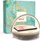 Music Table Lamp with Wireless Charger 4 in 1 Touch Bedside Lamp Portable Blue