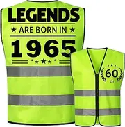 [Gretion] 60th Birthday Gifts for Him Her 1965 Birthday Gifts for Men 60th Birthday Decorations Funny Personalised Gifts for Men Birthday Present Dad Birthday Gifts Old Men Momen Birthday Gifts Ideas