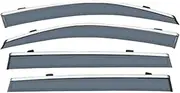 QVQOCUKS Car Side Windows Visors Compatible for Mazda 5 S CP CR CW Sun Rain Shade Vent Visor Rain Guards for Car Windows(CP)
