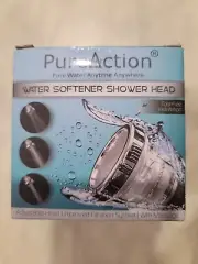 PureAction Water Softener Shower Head Filter for Hard Water - Chlorine & Fluorid