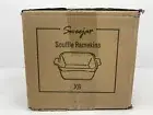 Souffle Dish Ramekins for Baking Square Shape, 6oz Set Of 6 White. New