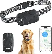 Feycig GPS Tracker for Cats Dogs - Mini GPS Dog with Dog Collar (with SIM Card) GPS+WIFI+LBS Real-Time Location Tracking, Multiple Smart Alerts, Historical Trace Playback Monitor Activity (iOS Only)