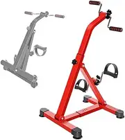 Rehabilitation Bicycle,Adjustable Resistance Home Office Mini Pedal Bike Upper and Lower Portable Pedal Trainer Bike Arm and Leg Exerciser for Seniors and Elderly