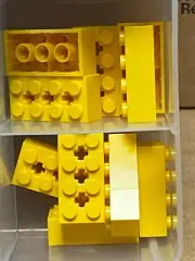 LEGO Parts - Yellow Technic Brick 2 x 4 w 3 Axle Holes - No 39789 - QTY 10
