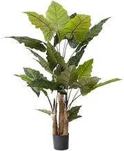 Artificial Tree Faux Tree Fake Tree Indoor Outdoor Artificial Tree in Pot Fake Tree with Green Leaves Natural Trunk Fake Plant for Living Room Corner Decor Artificial Plants Artificial Trees (Size :