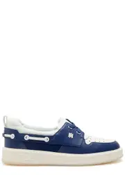 Amiri MA Panelled Leather Slip-on Sneakers - Navy - 45 (IT45 / UK11) 45 (IT45 / UK11)