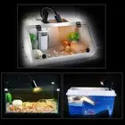 Reptile Clamp Heat Lamp UVA UVB Reptile Light W/ Lamp Holder UK Plug 220V Black