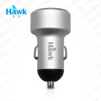 在飛比找momo購物網優惠-【買一送一】Hawk 3.4A 鋁合金電壓顯示車充