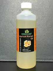 APRICOT KERNEL OIL - ORGANIC- 100% PURE - 500 ML