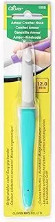 Clover Amour Crochet Hook, 12 mm Size, Blue, CL1058