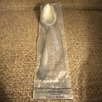 Reed & Barton DRESDEN ROSE Silverplate 1953 Silverware Solid Serving Spoon