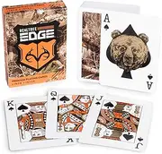 Realtree Edge Woodland Camouflage Playing Card Deck - Premium Playing Cards Bulk Set - Tabletop Games, Hobbies, and Accessories - Cool Collector Items, Toys, Activities for Boys