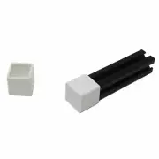 2020 White Slide On Rubber Feet - 4 Pack