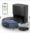 Robot Vacuum and Mop with Self-Emptying,4000Pa LiDAR Black